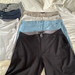 Travis Mathew Lot of 10 size 38 golf shorts